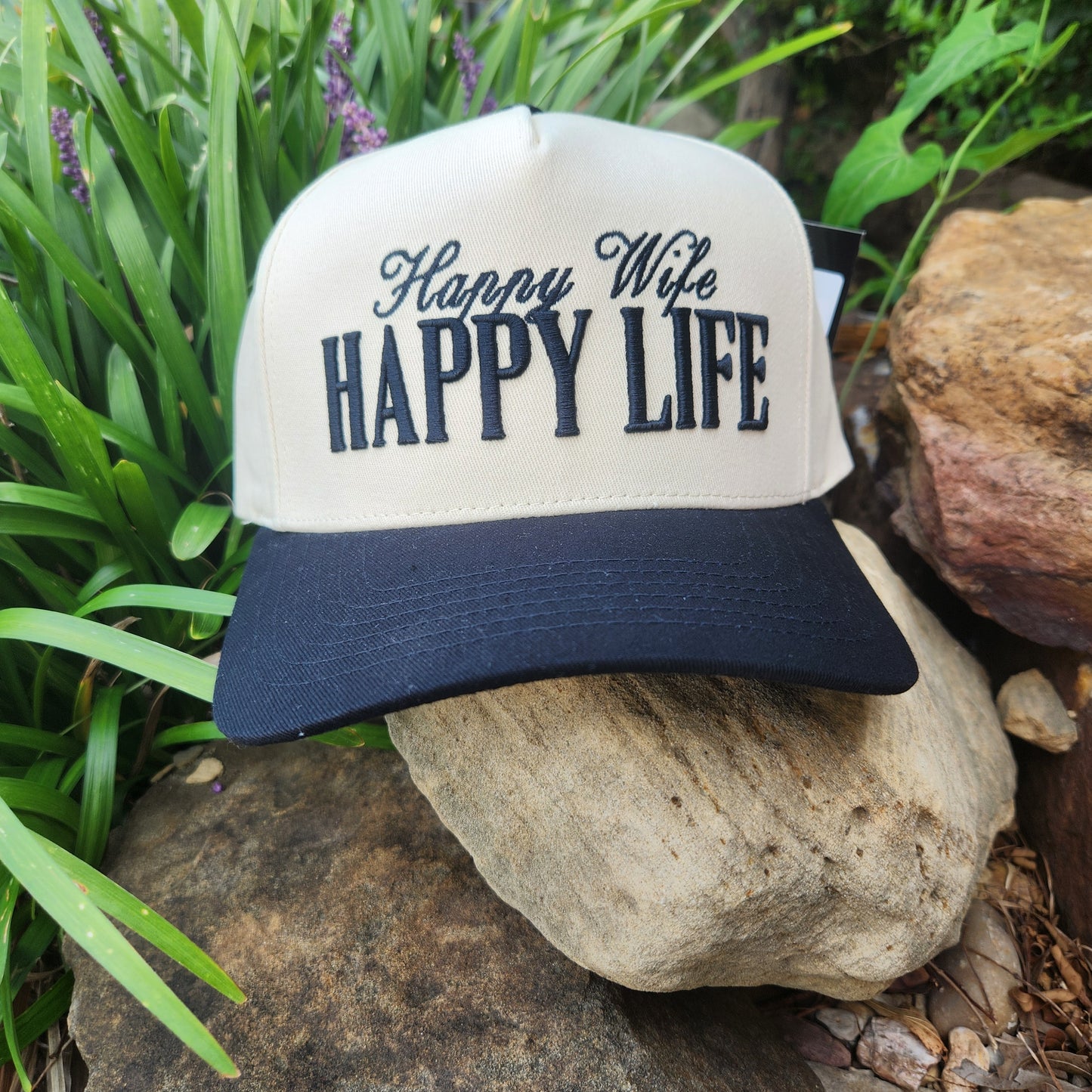 Happy Wife Happy Life Ball Cap