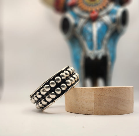 Silver Studded  Bracelet