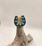 Lucky Horseshoe Turquoise Ring