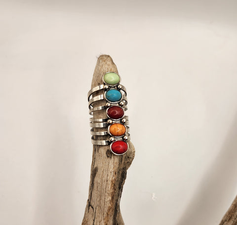 Multi Bar Ring Color  Ring