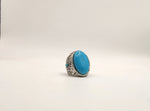 Turquoise Medalion Shape Ring