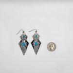 Aztec Tribal Turquoise Earring