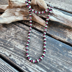 Navajo Beaded Necklace Pink