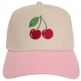 Cherries Ball Cap Pink