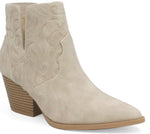 Stone Embossed Western Vaca Bootie