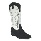 Black/White Pendry Western Boot