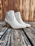 Stone Embossed Western Vaca Bootie