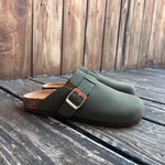 Olive Berk Slip On Mule