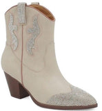 Stone Sparkle Western Zane Bootie