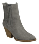 Grey Western River Bootie