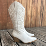 White Tall Western Creek Boot