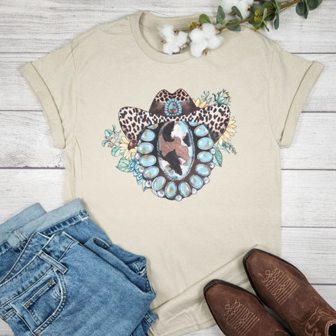 Cowboy Turquoise Graphic Tee