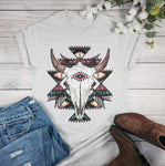 Serape Skull Graphic Tee