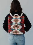 Panache Red & Multicolored Aztec Backpack