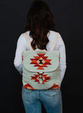 Panache Mint & Multicolored Aztec Backpack