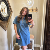 Western Denim Dress