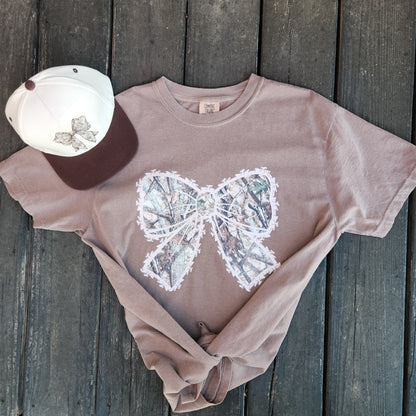 Camo Bow Graphic Tee