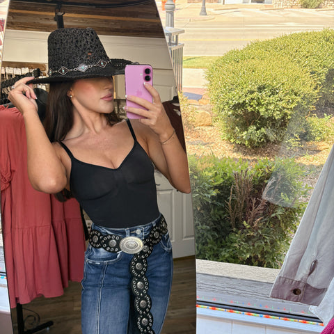 Black Western Hat