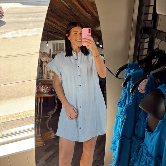 Lightweight Denim  Dress