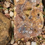 Stamped Sliver & Copper Sqaush Blossom