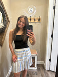 Striped Flowy Skirt