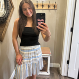 Striped Flowy Skirt