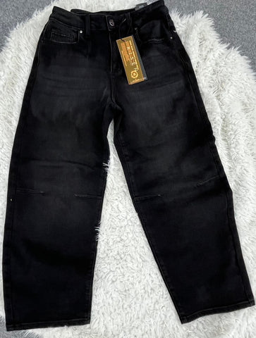 Risen Black Was Barrel Jean