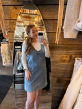 Light Wash Denim Jumper Dress