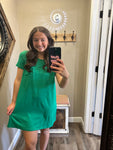 Green T Shirt  Dress