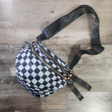 Checkered  Bum Bag Crossbody