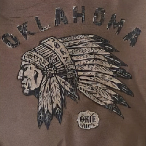 Oklahoma  Indian head Sweatshirt