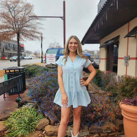 Denim Tired Dress