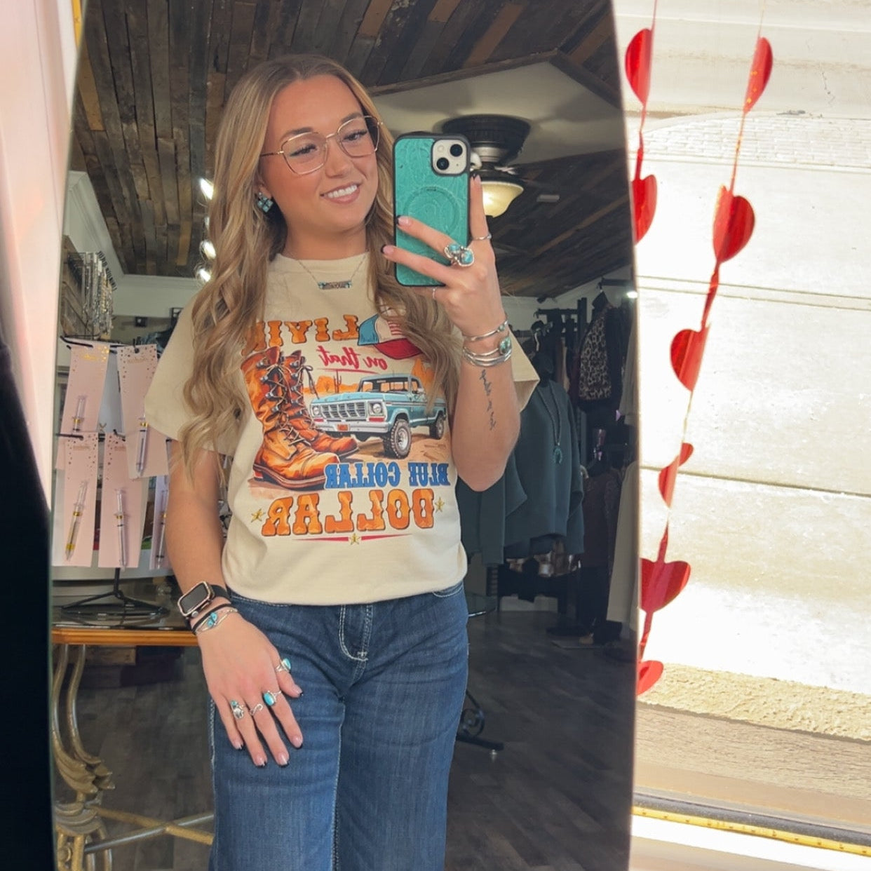 Blue Collar Dollar Graphic T