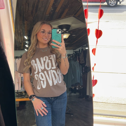 Jesus Saves Floral Graphic T