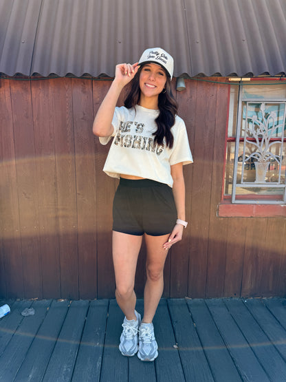 He's Fishing Graphic Tee