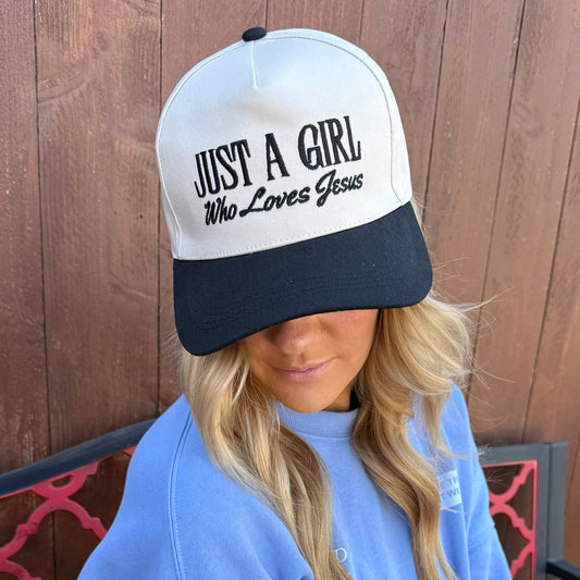 Just A Girl Who Loves Jesus Trucker Hat