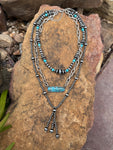 Turquoise  & Navajo Layering Necklace