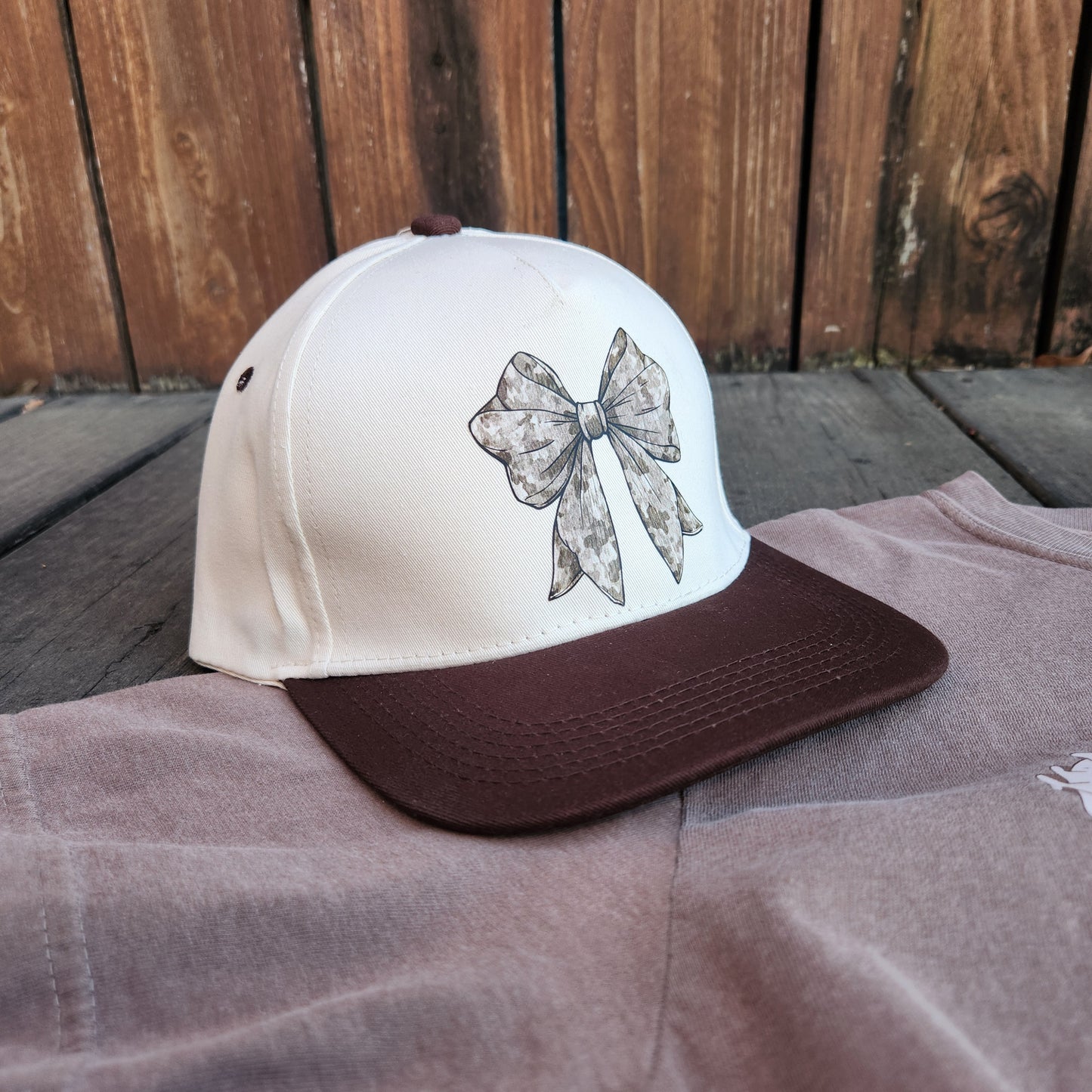 Camo Bow Graphic Tee