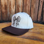 Camo Bow  Trucker  Hat Brown