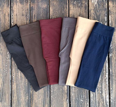 Fleece Lined Leggings - Extended/Plus Size